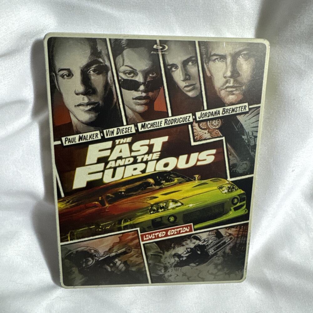 The Fast and The Furious (Blu-ray) Limited Edition Steel-book Edition DVD